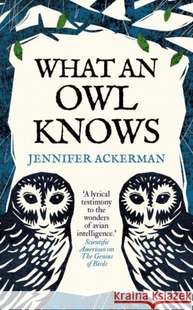 What an Owl Knows: The New Science of the World’s Most Enigmatic Birds Jennifer Ackerman 9780861546909 Oneworld Publications