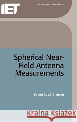 Spherical Near-Field Antenna Measurements  9780863411106 