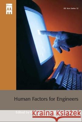 Human Factors for Engineers Carl Sandom Roger Harvey 9780863413292 INSTITUTION OF ENGINEERING AND TECHNOLOGY