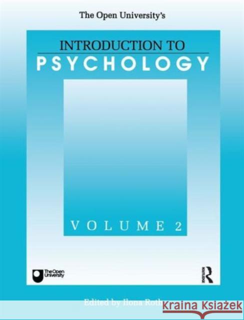 Introduction to Psychology V2 Roth, Ilona 9780863771392 0