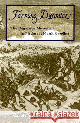 Farming Dissenters Carole Watterson Troxler 9780865263505 University of North Carolina Press