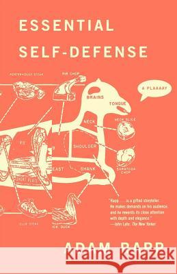 Essential Self-Defense Adam Rapp 9780865479685 Faber & Faber