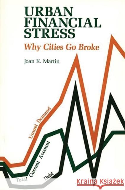 Urban Financial Stress: Why Cities Go Broke Martin, Joan 9780865690844 Auburn House Pub. Co.