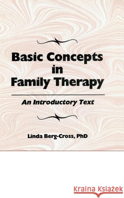Basic Concepts in Fa Berg Cross, Linda 9780866565653