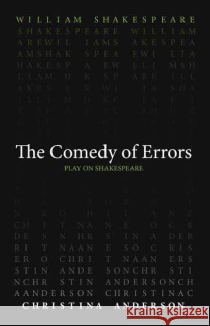 The Comedy of Errors William Shakespeare Christina Anderson 9780866987837 Arizona Center for Medieval & Renaissance Stu