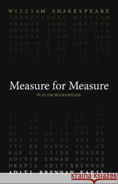 Measure for Measure William Shakespeare Aditi Brennan Kapil 9780866988315 Arizona Center for Medieval and Renaissance S