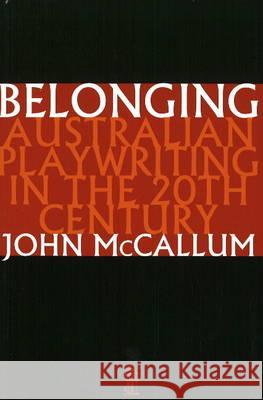 BELONGING John Mccallum 9780868196589