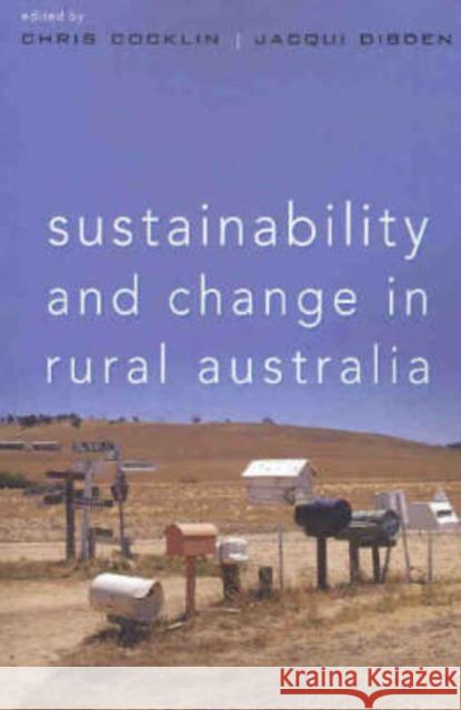 Sustainability and Change in Rural Australia University Of New South Wales 9780868406312 UNSW Press