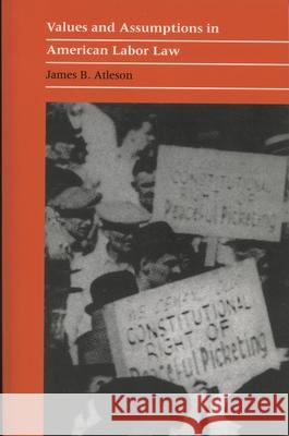 Values and Assumptions in American Labor Law Atleson, James B. 9780870233906 University of Massachusetts Press