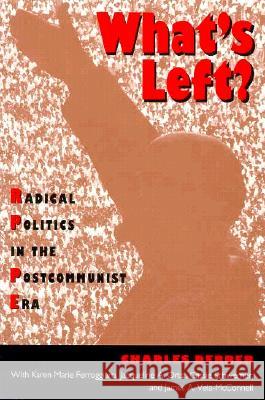 What's Left? : Radical Politics in the Postcommunist Era Charles Derber 9780870239540