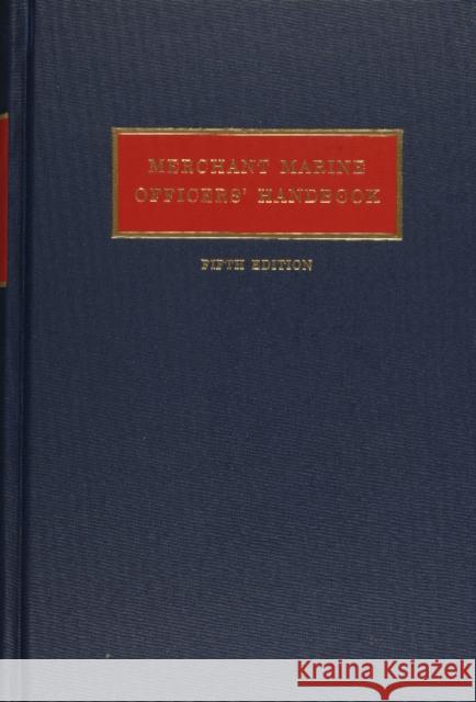 Merchant Marine Officers' Handbook William B. Hayler J. J. Ekelund 9780870333798 Cornell Maritime Press