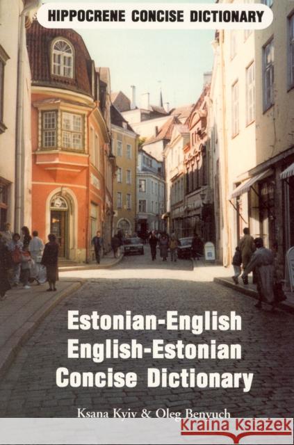 Estonian-English/English-Estonian Concise Dictionary   9780870520815 0