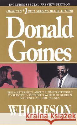 Whoreson Donald Goines 9780870679711 Holloway House Publishing Company