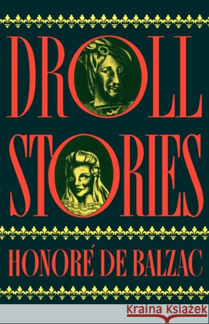 Droll Stories Honore d 9780871401861