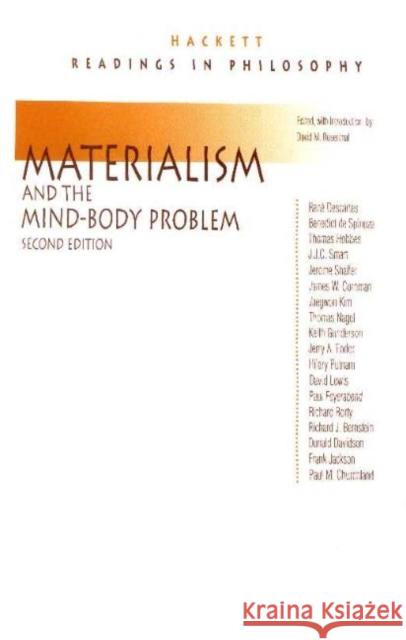 Materialism and the Mind-Body Problem  9780872204782 HACKETT PUBLISHING CO, INC
