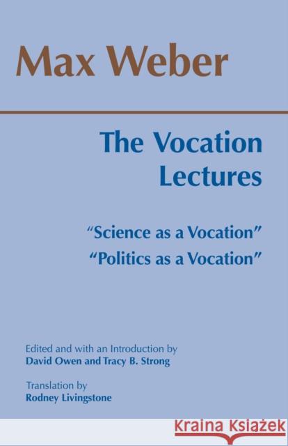 The Vocation Lectures: 