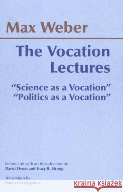 The Vocation Lectures : 