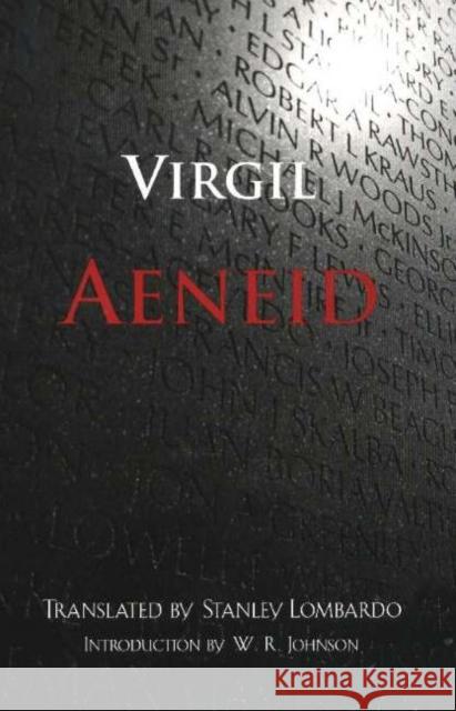 Aeneid Virgil 9780872207325