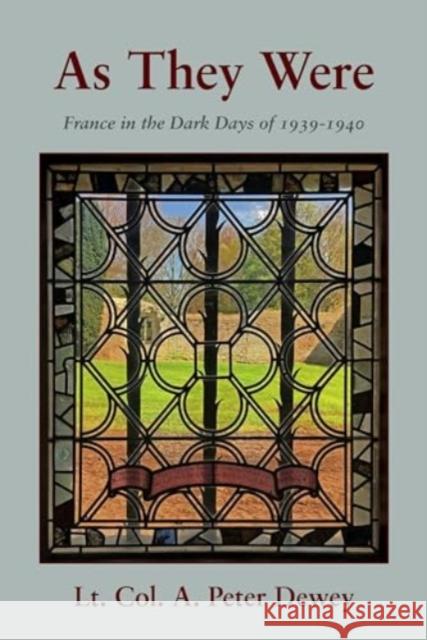 As they Were: France in the Dark Days of 1939-1940 Nancy Dewey Hoppin 9780872333864 Bauhan (William L.),U.S.