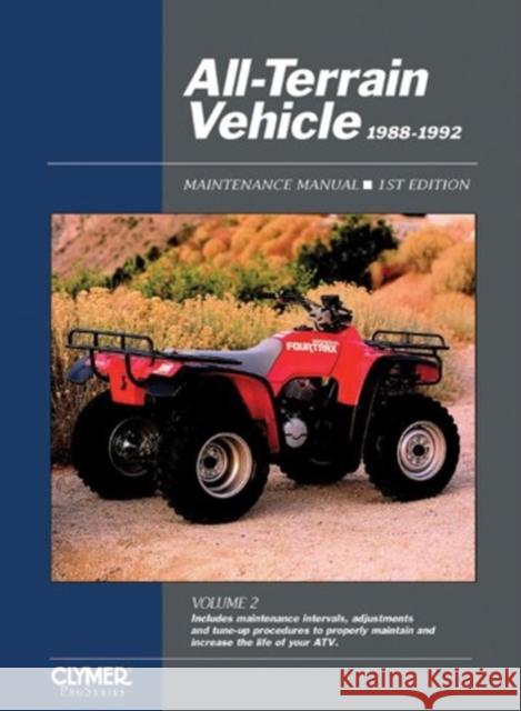 Honda Kawasaki Polaris Suzuki Yamaha All-Terrain Vehicle Volume 2 Service Repair Manual Haynes Publishing 9780872885141 Haynes Publishing Group