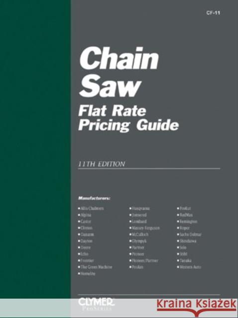 Chain Saw Flat Rate Intertec Publishing Corporation 9780872885264 Haynes Publishing Group