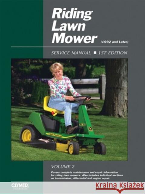 Riding Lawn Mower Service Manual Volume 2 Primedia Business Magazine Media Staff 9780872888098