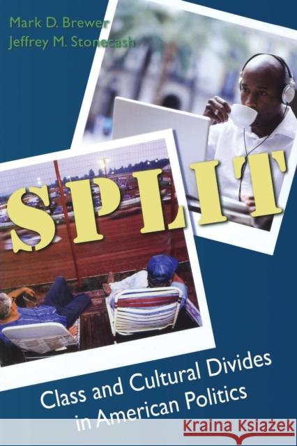 Split: Class and Cultural Divides in American Politics Brewer, Mark 9780872892989 0