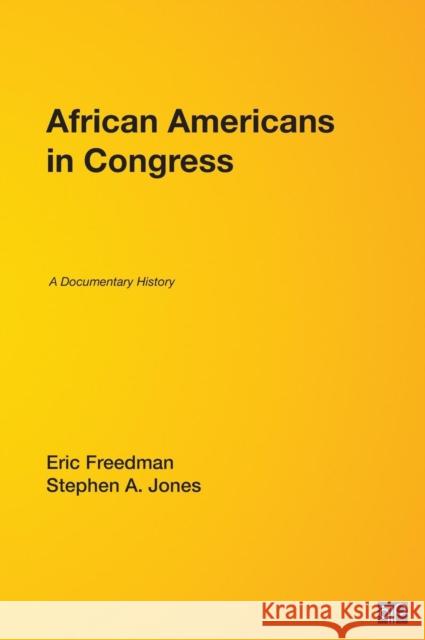 African Americans in Congress: A Documentary History Freedman, Eric 9780872893856