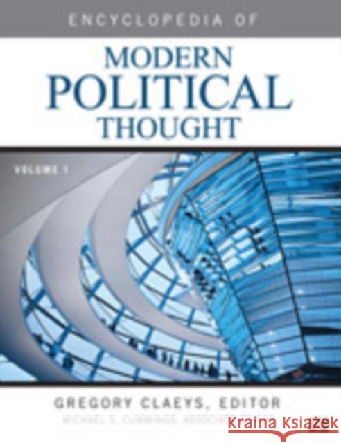 Encyclopedia of Modern Political Thought (Set) Claeys, Gregory 9780872899100