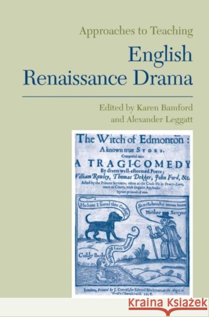 English Renaissance Drama Bamford, Karen 9780873527743
