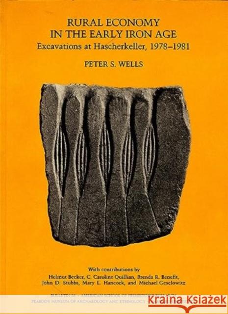 Rural Economy in the Early Iron Age: Excavations at Hascherkeller, 1978-1981 Peter S. Wells Dorcas Brown 9780873655392 Peabody Museum of Archaeology and Ethnology,
