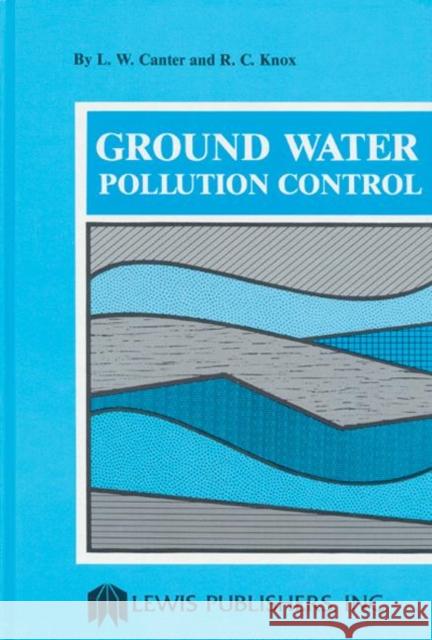 Ground Water Pollution Control Canter                                   Rasmussen                                Spizzichino 9780873710145