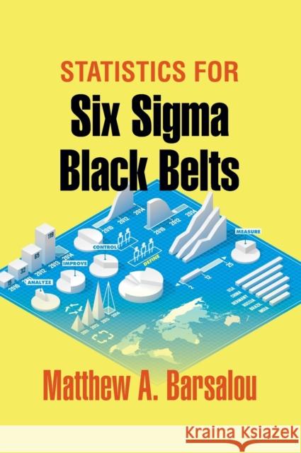 Statistics for Six SIGMA Black Belts Barsalou, Matthew A. 9780873898928 