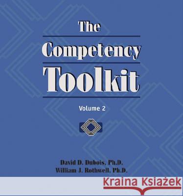 Competency Toolkit v. 1 & 2 DuBois David Rothwell William 9780874255683