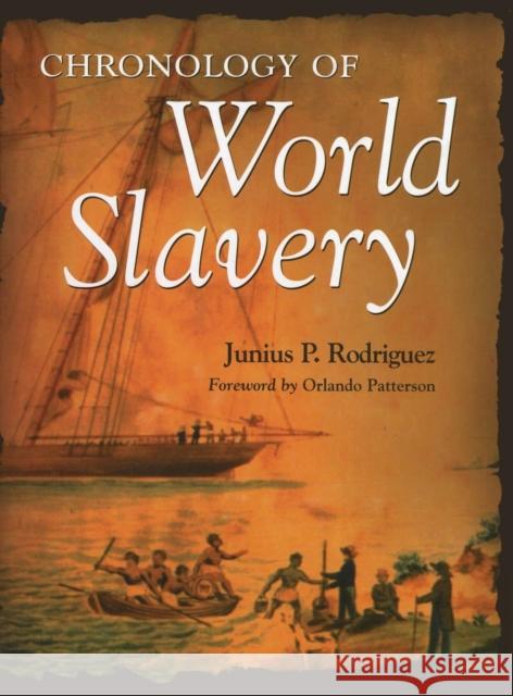 Chronology of World Slavery Junius P. Rodriguez Orlando Patterson 9780874368840 ABC-CLIO