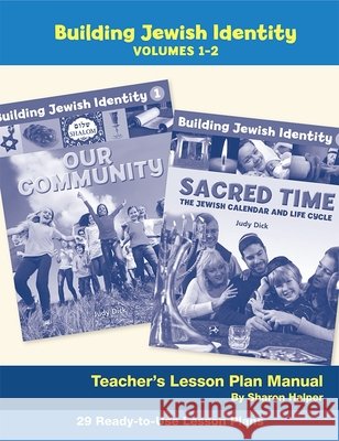 Building Jewish Identity Lesson Plan Manual (Vol 1 & 2) Behrman House 9780874418620