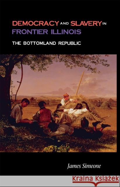 Democracy and Slavery in Frontier Illinois Simeone, James 9780875802633 Northern Illinois University Press