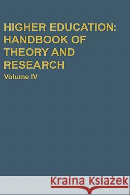 Higher Education: Handbook of Theory and Research: Volume VI Smart, J. C. 9780875860947 Springer