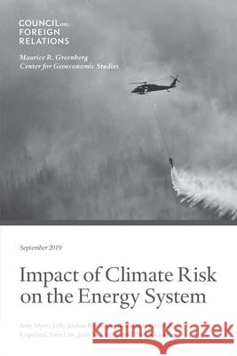 Impact of Climate Risk on the Energy System: Examining the Financial, Security, and Technology Dimensions Amy Myers Jaffe Et Al 9780876097731 Council on Foreign Relations Press