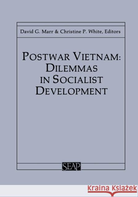 Postwar Vietnam Marr, David 9780877271208 Southeast Asia Program Publications Southeast