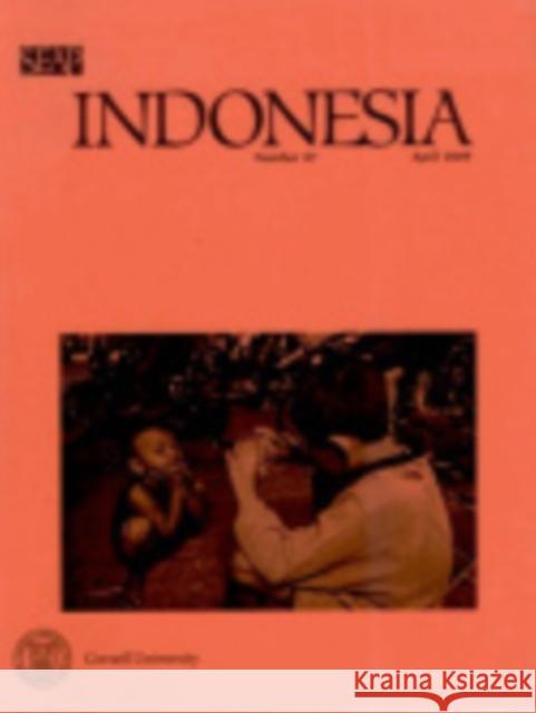 Indonesia Journal: April 2009 Tagliacozzo, Eric 9780877278870