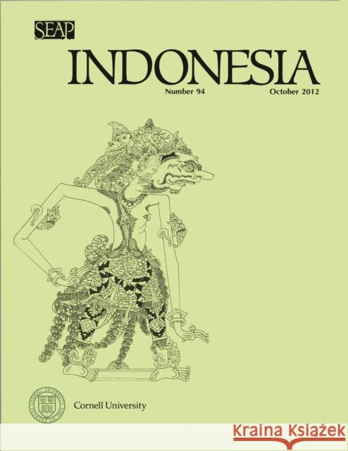 Indonesia Journal: October 2012 Barker, Joshua 9780877278948