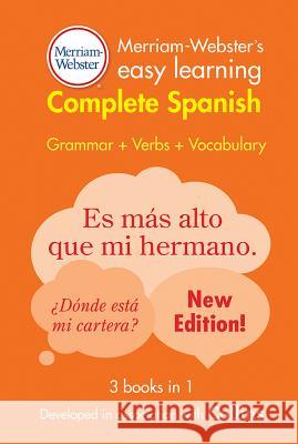 Merriam-Webster's Easy Learning Complete Spanish Merriam-Webster 9780877795896 Merriam-Webster