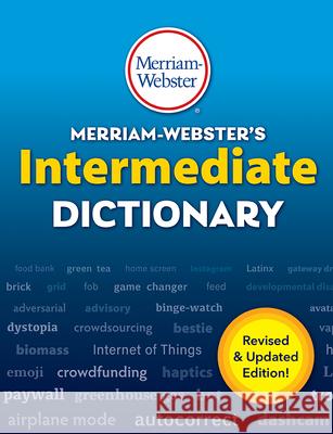 Merriam-Webster's Intermediate Dictionary Merriam-Webster 9780877796985 Merriam-Webster