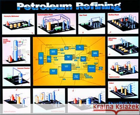 Petroleum Refining Chart  Laminated Version William L. Leffler 9780878145713 PennWell Books