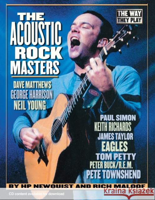 The Acoustic Rock Masters Newquist, Hp 9780879307615 Backbeat Books