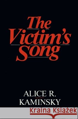 Victim's Song Kaminsky, Alice 9780879752927 Prometheus Books