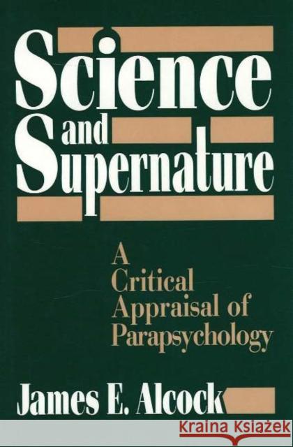 Science and Supernature James Alcock 9780879755485 Prometheus Books