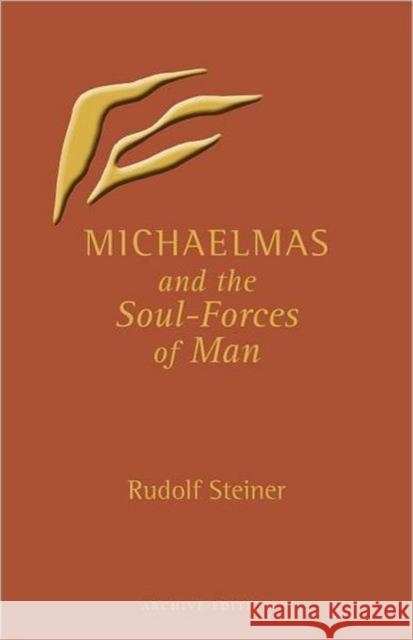 Michaelmas and the Soul-Forces of Man Rudolf Steiner, S. Lockwood, L. Lockwood 9780880100076 Anthroposophic Press Inc