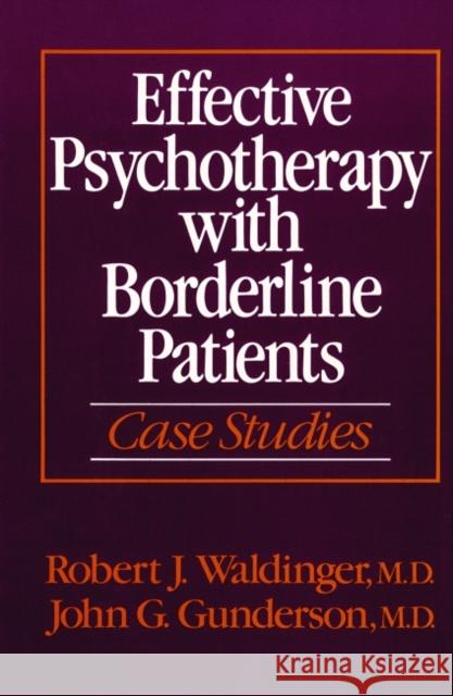 Effective Psychotherapy with Borderline Patients: Case Studies Waldinger, Robert J. 9780880482721